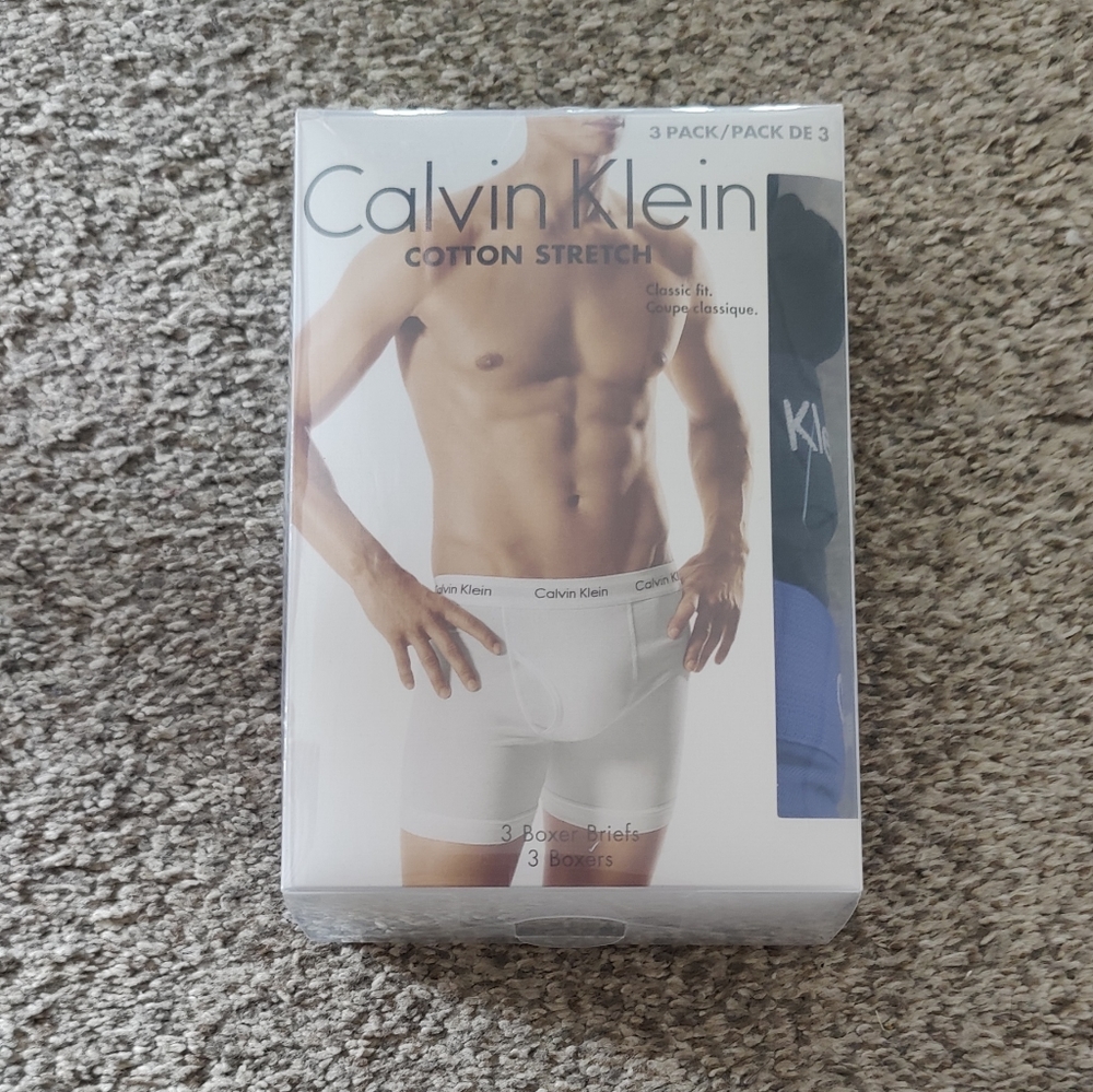 Men's cotton stretch boxer briefs